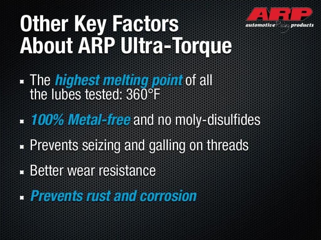 New Preload (torque) for 6.0 ARP studs